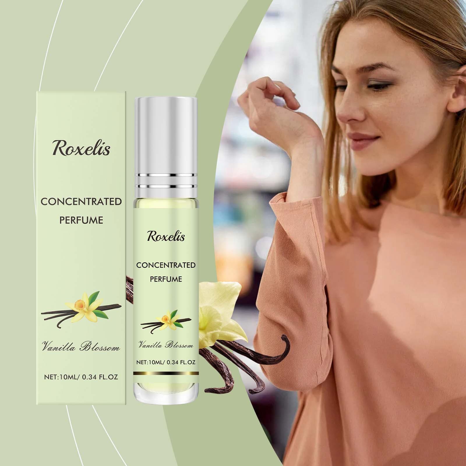 Vanilla Flower Perfume, Soft, Sweet, and Fresh, Plant-Based, Suitable for Women, Convenient for Daily Use, Easy to Carry, and Comfortable to Use
