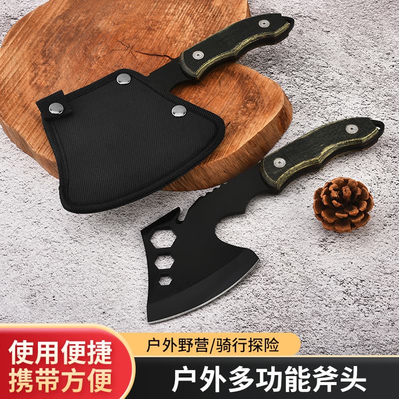 Outdoor multifunctional ax camping tactical ax knife mountain logging firewood ax vehicle camping carpentry ax wholesale