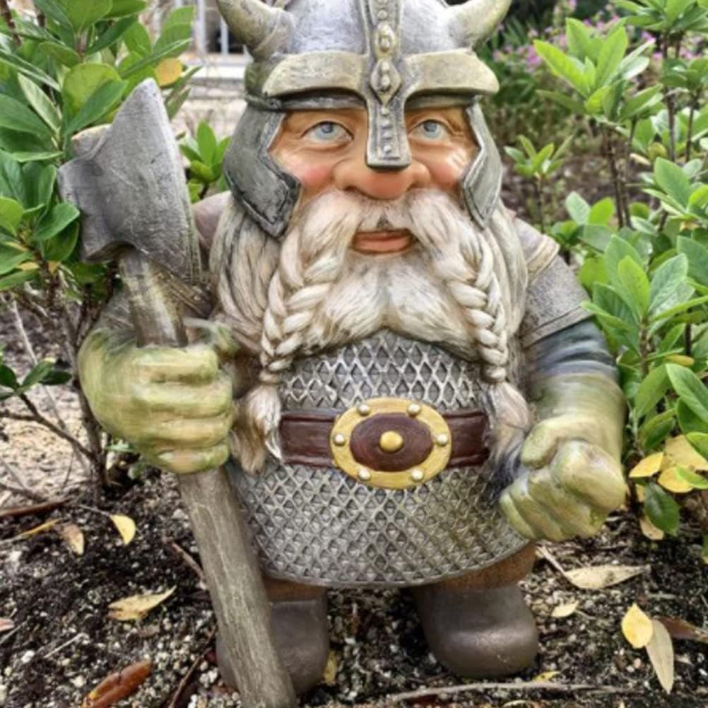 Cross-border Viking Victor Norwegian dwarf dwarf statue garden decoration ornaments gift resin crafts