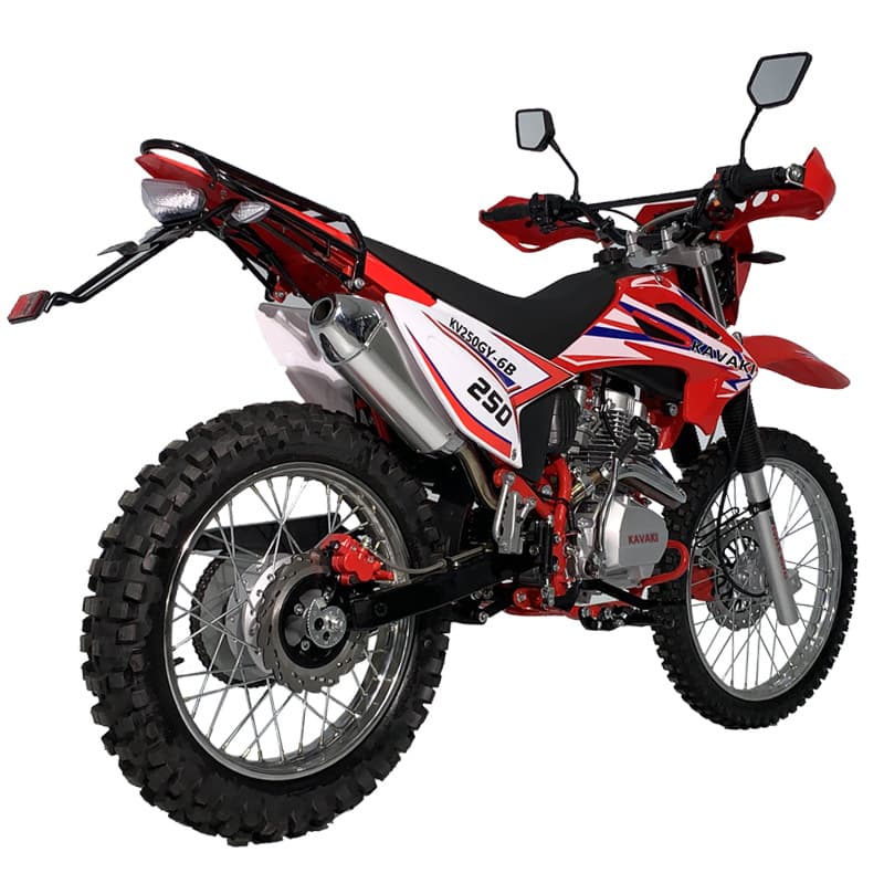 Off-Road Motorcycle Kawasaki Zongshen 125CC-250CC GY6 Two-Wheel Dirt Bike Mountain Bike High-Performance Bicycle Passenger Carrying