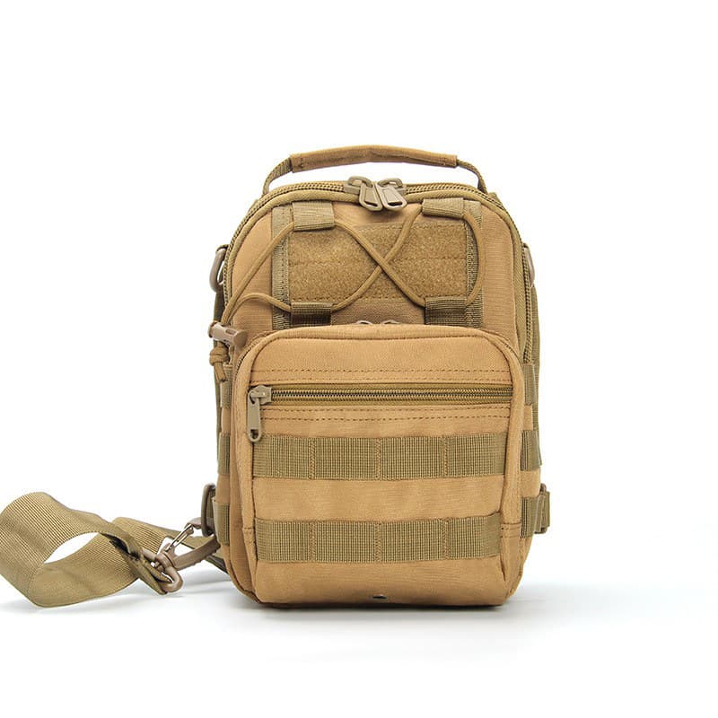 Factory direct sales of popular cross-border outdoor camouflage chest bag, military tactical chest bag, shoulder bag, crossbody bag.