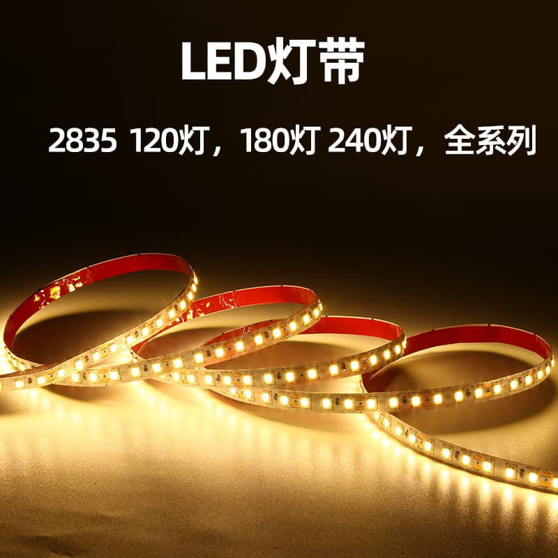 Low Voltage LED Strips for Built-In Ceiling Installation, 2835 Full Spectrum Linear Lights with High CRI for Light Boxes