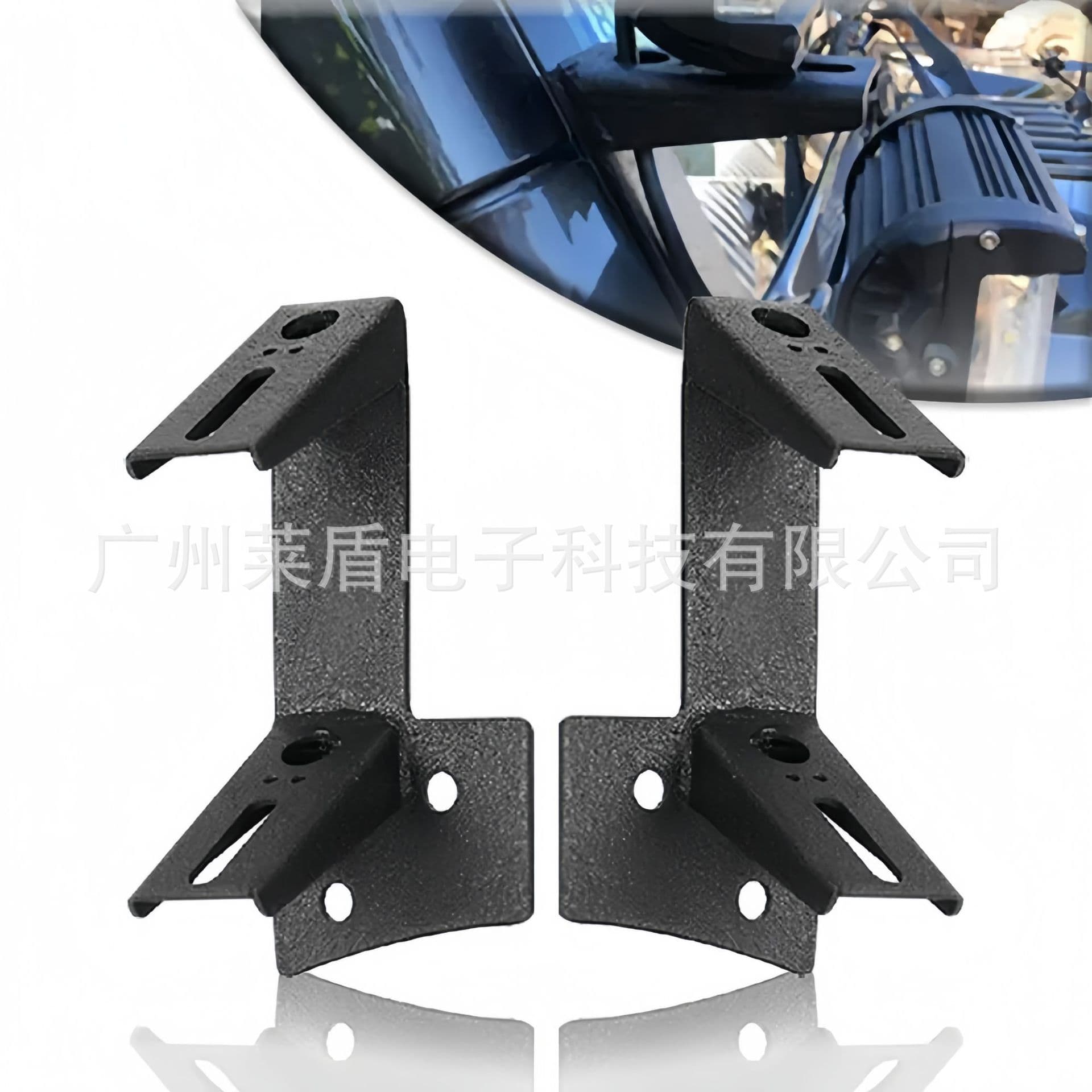 Hot selling suitable for Jeep JK Wrangler A-pillar single and double-layer bracket LED spotlight working fog light fixed light bracket