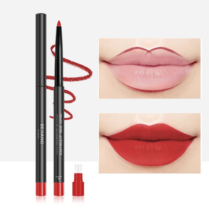 Artisan Lip Liner Pencil, Matte Waterproof Long-Lasting Non-Transfer Lipstick Liner, Defining Lip Line in Dusty Rose, Cross-Border OEM Custom
