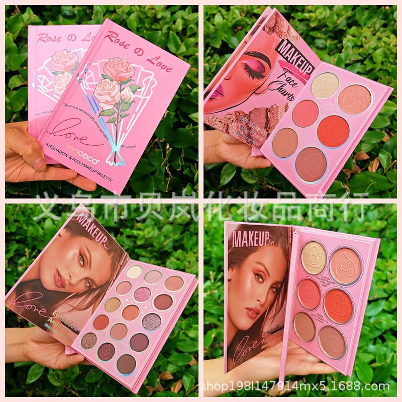 New Cross-Border Trade 21-Color Eyeshadow Palette with Pearl, Matte, Glitter, and Sparkle – Stage Makeup COS Palette