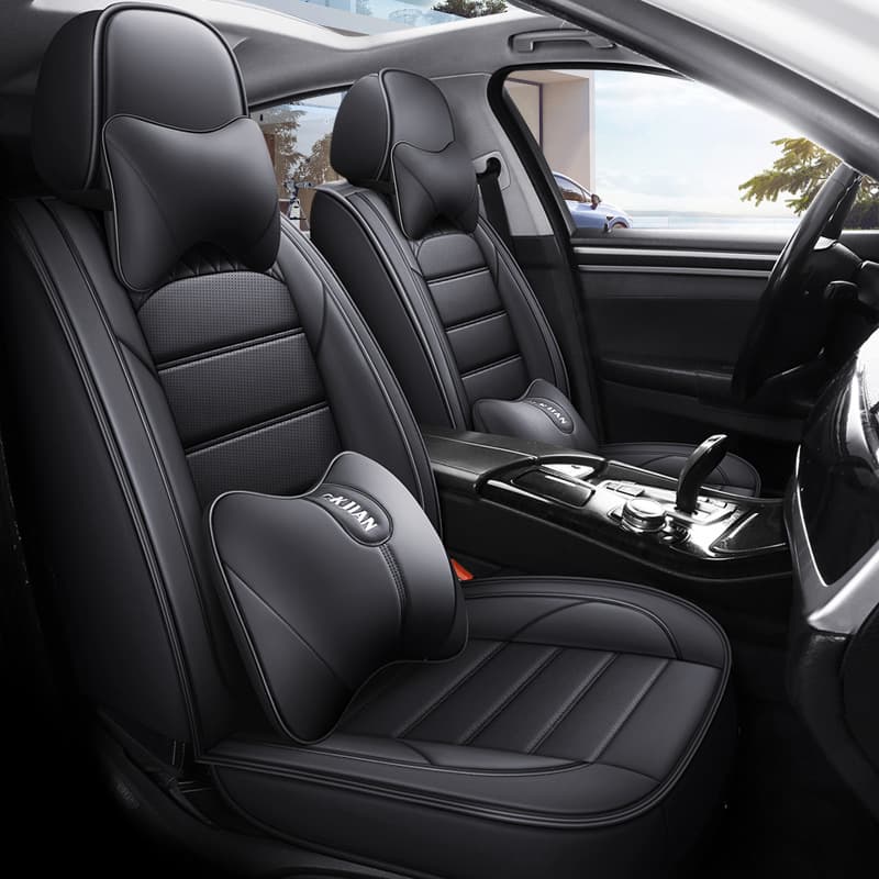 Honda Civic City CRV Fit Vezel Crider Accord Enjoy Universal Four-Season Leather Car Seat Covers