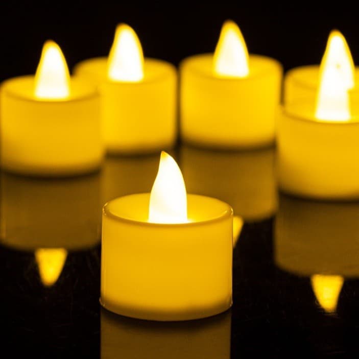 Wedding Plastic Candles, LED Electronic Candle Lights for Party Venue Decoration, Birthday Confession, Creative Glowing Lights