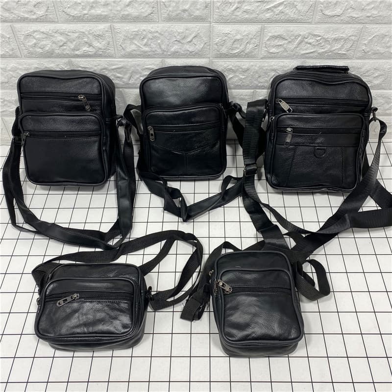 Casual Leather Shoulder Bag, Men's Casual Crossbody Bag, Phone Coin Purse, Portable Travel Bag, Crossbody