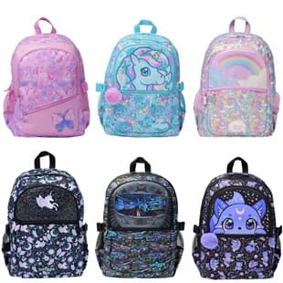 Australia Smiggle Large Backpack for Kids Outdoor Casual Bag Shoulder Bag for Primary and Secondary School Students