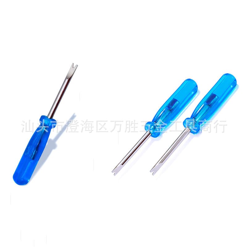 2.0 Single-head spring bar screwdriver, small spring bar fork strap remover, leather strap remover, V-shaped watch strap remover, watch accessories.