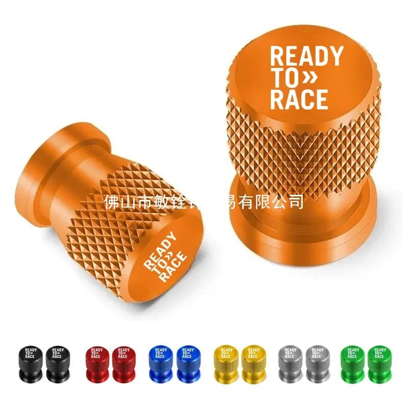 2PCS Tire Valve Caps Wheel Tire Cover CNC Aluminum for KTM Ready to Race Adv Duke 390 69