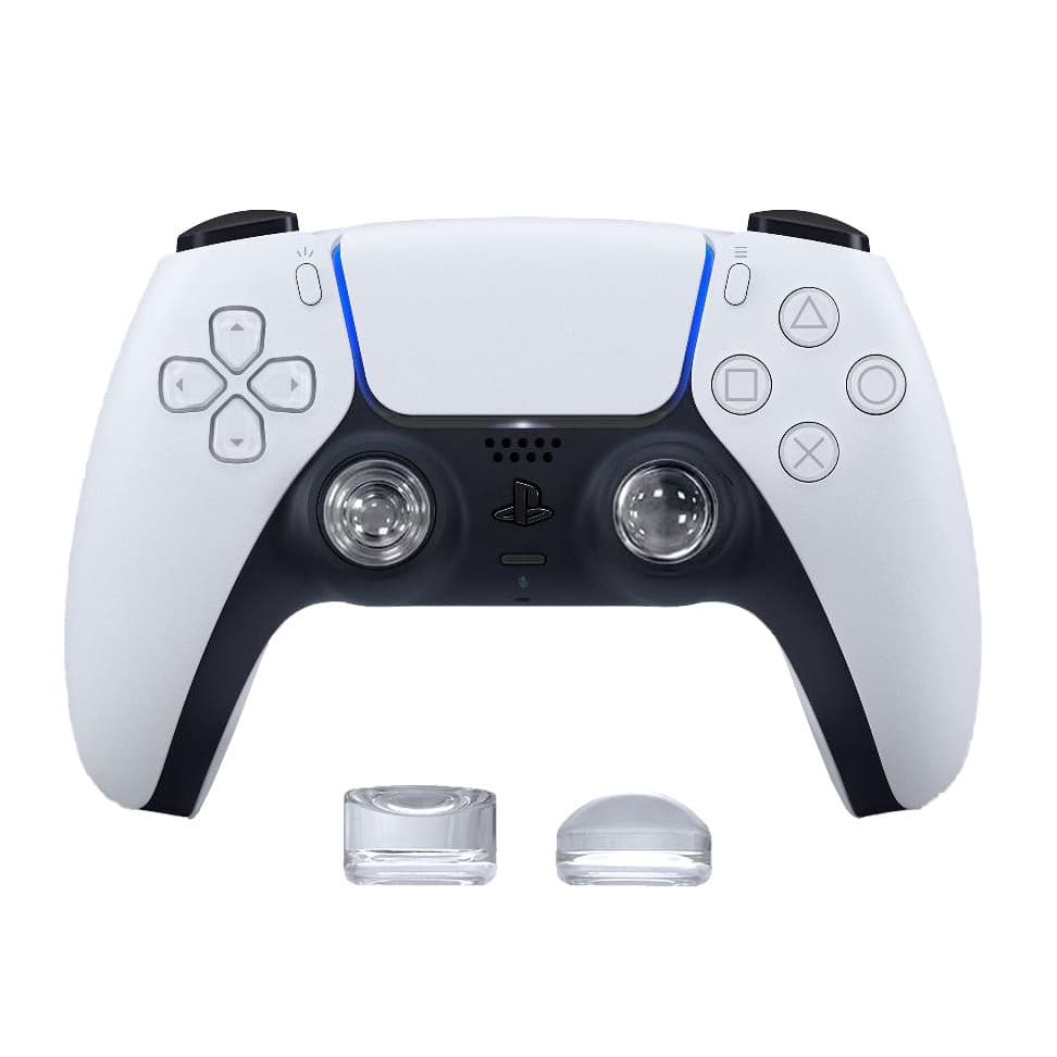 PS5 Thumbstick Cap, PS5 Crystal Joystick Cap Protective Cover, PS4 Series Silicone Cap, Cross-Border
