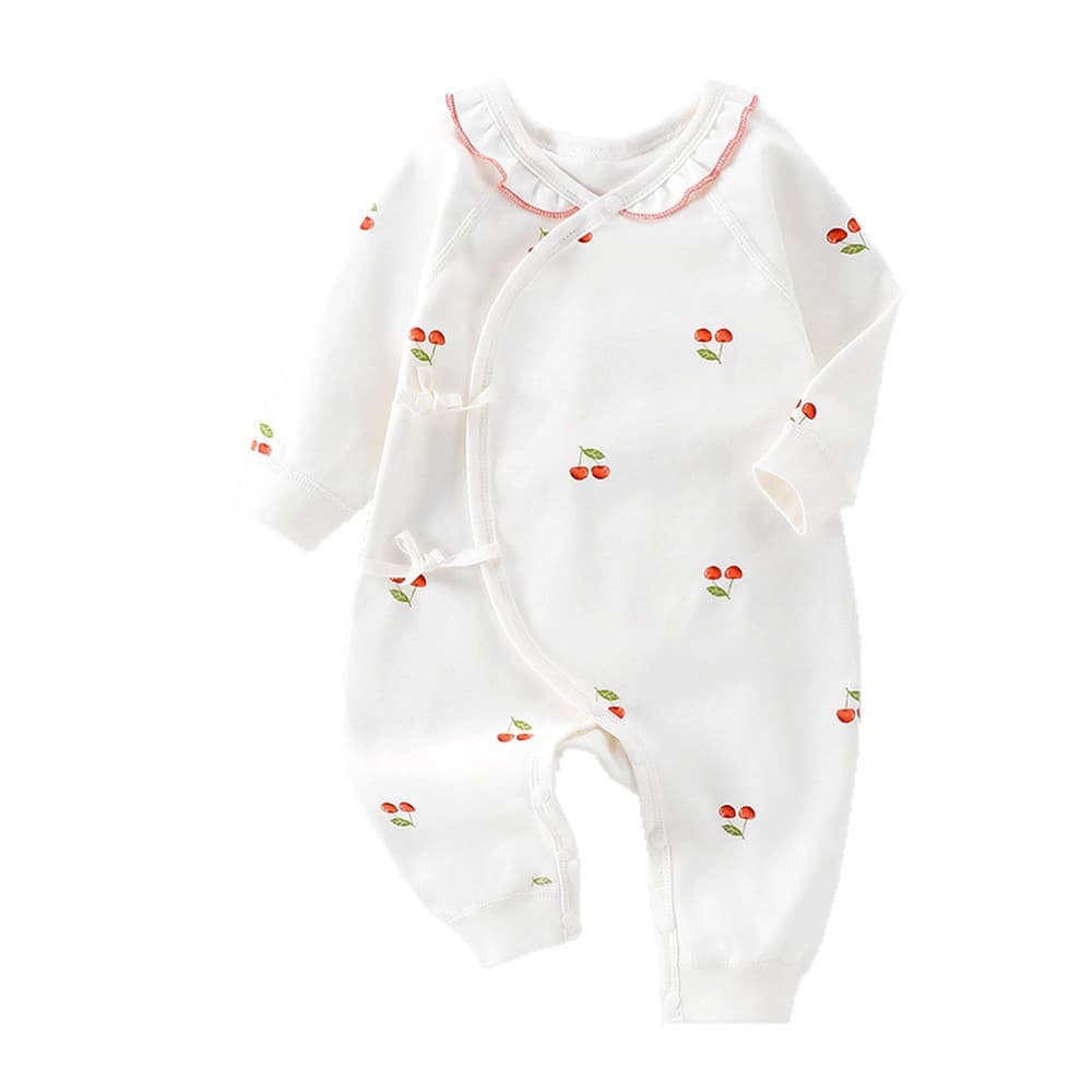 Baby A-Class Romper Newborn Wrap Butterfly Outfit Infant Bodysuit Crawling Suit Monk Suit Baby Full Moon Outfit
