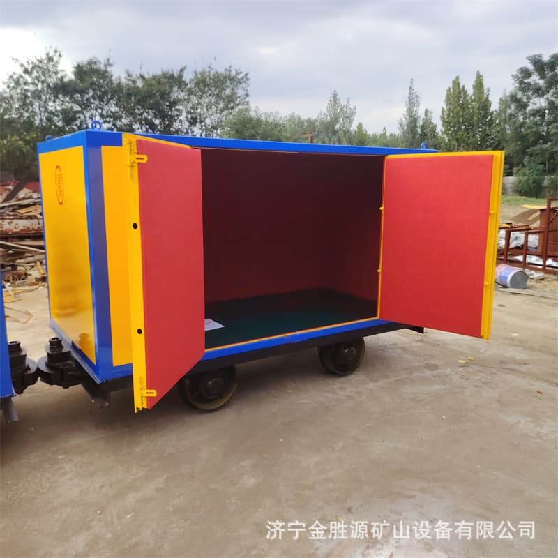 Underground Civil Explosives Transport Vehicle Coal Mine Safety Certificate MA Mine Car Explosive Box Mine Rail Explosive Storage and Transport Vehicle