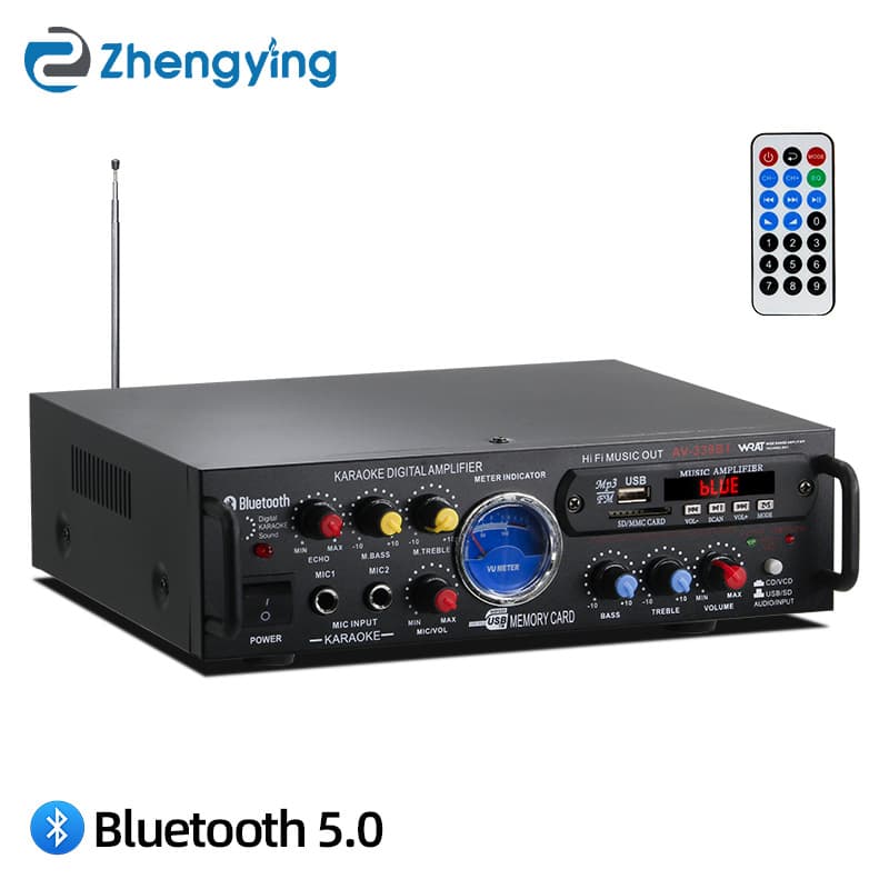 Factory wholesale multifunctional Bluetooth amplifier for home, truck, car, high-power small HiFi professional amplifier