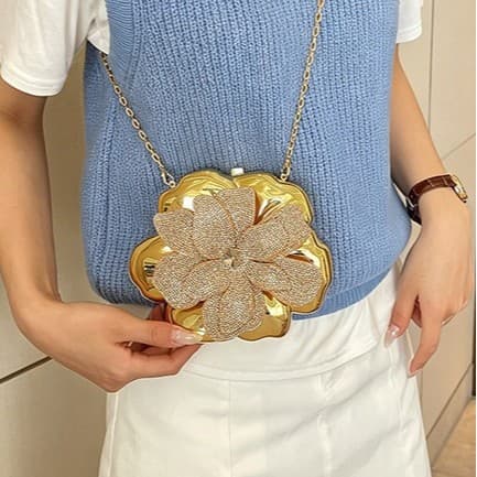 Wholesale Personalized Flower Bag Handbag Women High-End Cute Niche Funny Bag Box Bag Evening Bag