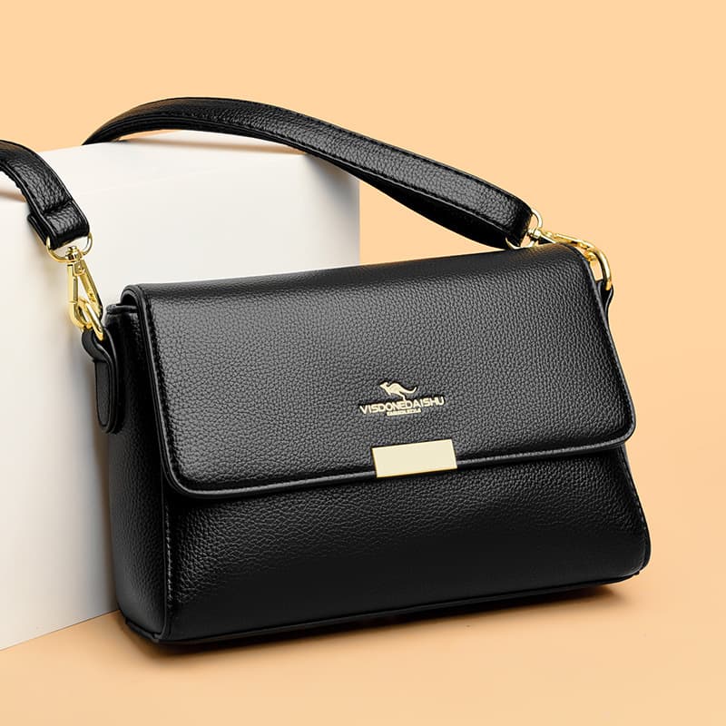 2023 New Fashion Mother Bag, Middle-Aged Mother-in-Law Elegant Shoulder Messenger Bag, Versatile Dual-Use Bag, One Generation of Style