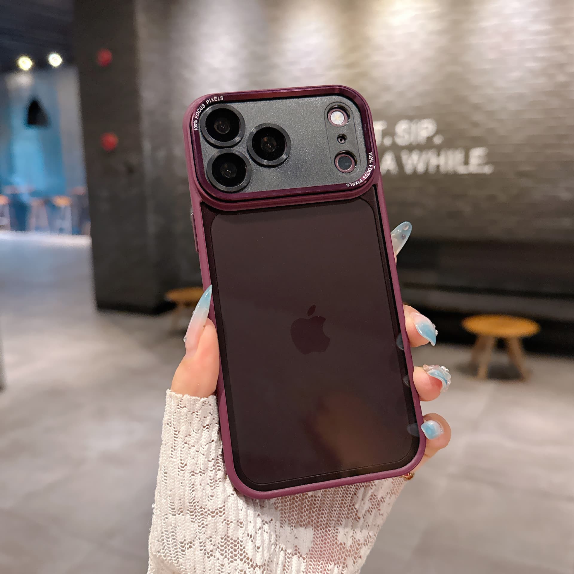 Compatible with iPhone 18 Pro Max Case, Jingdun Transparent Apple 17 Pro Metal Lens Shockproof Protective Cover