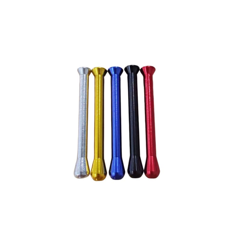 Cross-border aluminum alloy toilet smoking pipe mini metal snuff pipe new snuff bottle pipe snuff