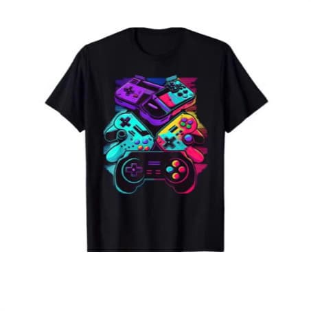 3D Printed Gamer Boys T-Shirt Game Board Graphic Tee Casual Oversized Short Sleeve Round Neck