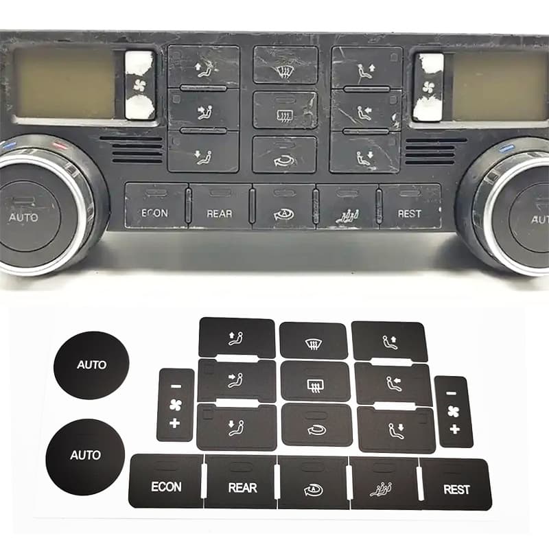 04–09 Volkswagen Touareg Climate Button Repair Sticker
