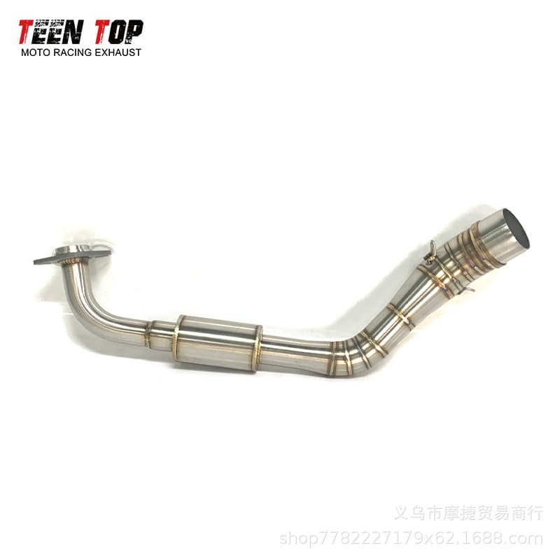 For Yamaha NVX125 Modified Exhaust Pipe Scooter NVX155 Half-Blue Integrated Exhaust Front Section