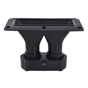 6-inch Dual-Head Square Plastic Tweeter Piezo Buzzer for Speaker Repair High-Frequency Driver Bird Repeller Speaker
