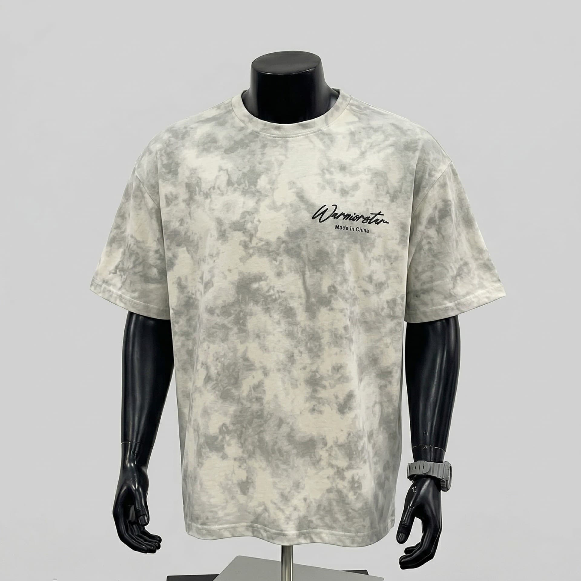 American tie-dye short-sleeved T-shirt for men in summer 2026 new loose trendy brand design Solona printed T-shirt