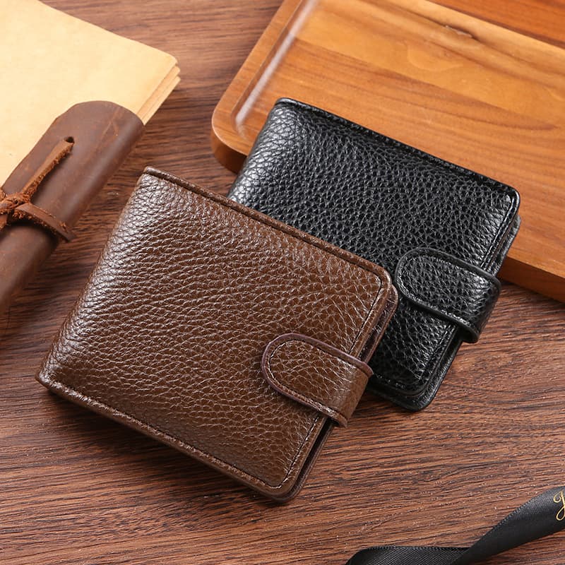Cross-border men's wallet PU leather short multi-functional credit card bag all-in-one new high-end men's bag coin purse wallet