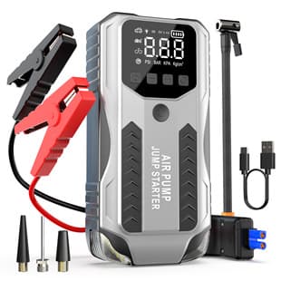 QY68 Multi-Function Integrated Machine Car Emergency Jump Starter Air Pump Power Bank Battery Strong Starter 12V