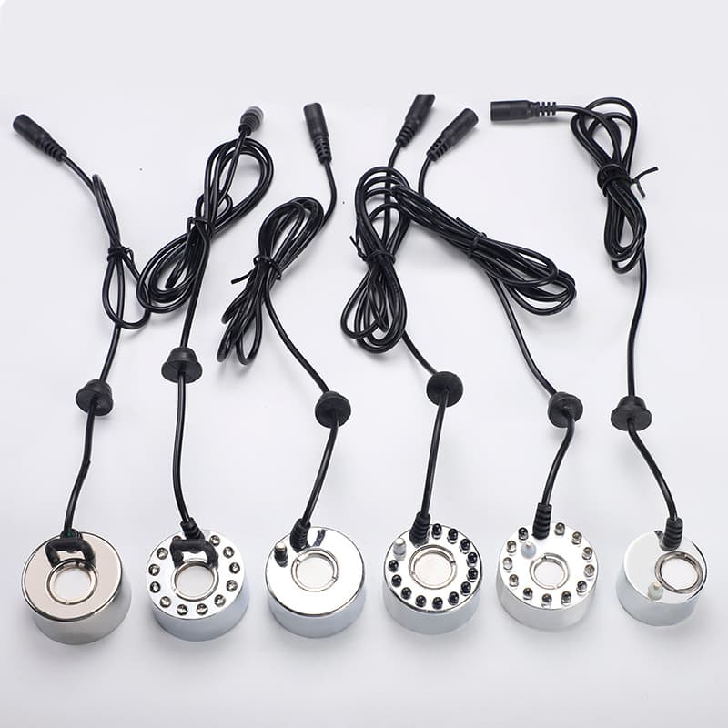 24V Ultrasonic Mist Maker Plastic Zinc Alloy Head Atomizer Humidifier 16mm 20mm Atomization Plate