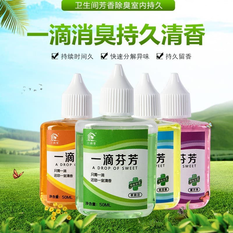 One-Drop Long-Lasting Air Freshener for Toilets, Bathroom Odor Elimination, and Scented Air Refreshers