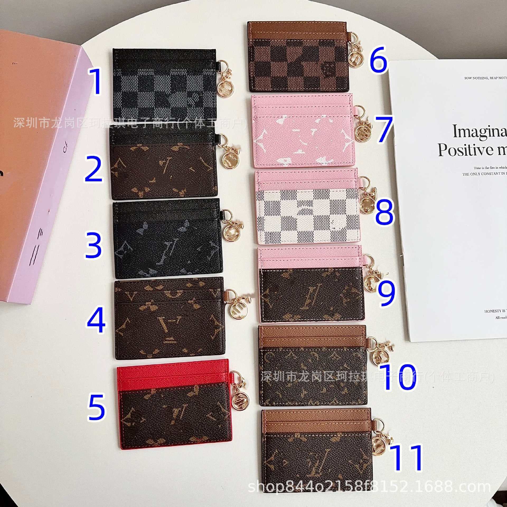 Foreign trade popular compact mini high-end card holder student ultra-thin buckle wallet anti-degaussing driver's license card holder card holder
