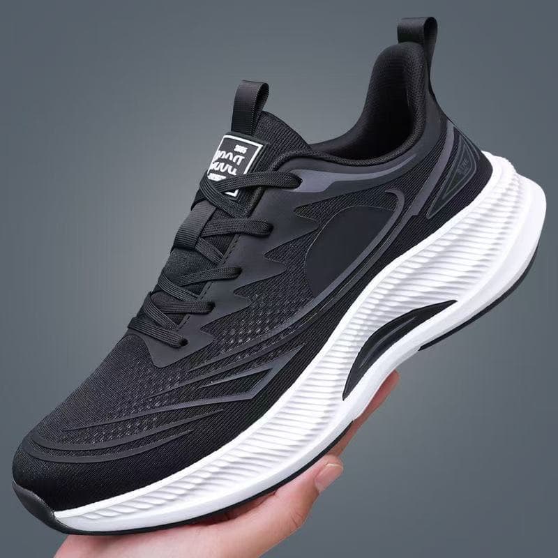 Spring and Summer New Men's Mesh Breathable Running Shoes Cloud-like Comfort Casual Shoes Soft Sole Cushioning Sports Shoes