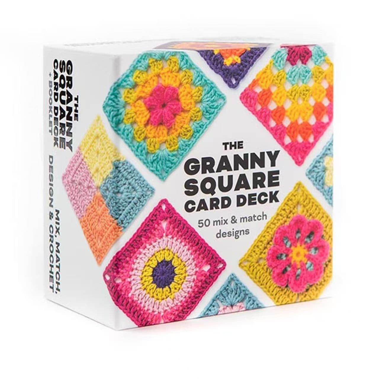 Knitting Granny Square Material Pack The Granny Square Card Deck Beginner DIY Crochet Kit