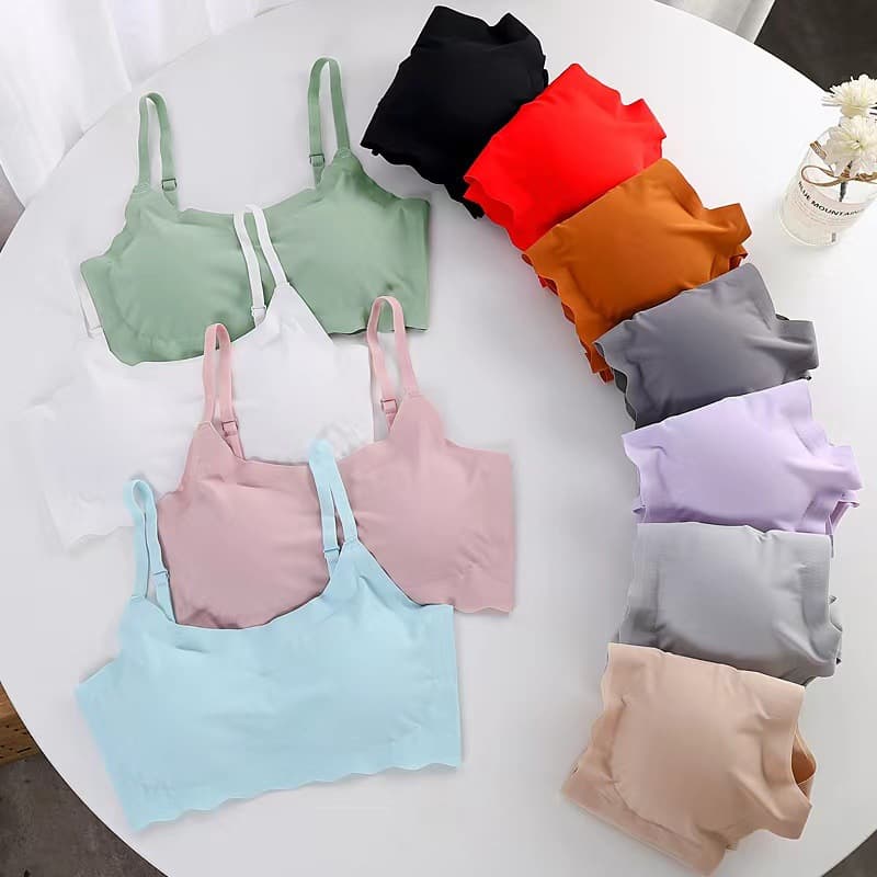 Shangpin Relief Second Generation Seamless Wire-Free Gather Sleep Plus Size Shock Vest Yoga Sports Underwear Women Bra