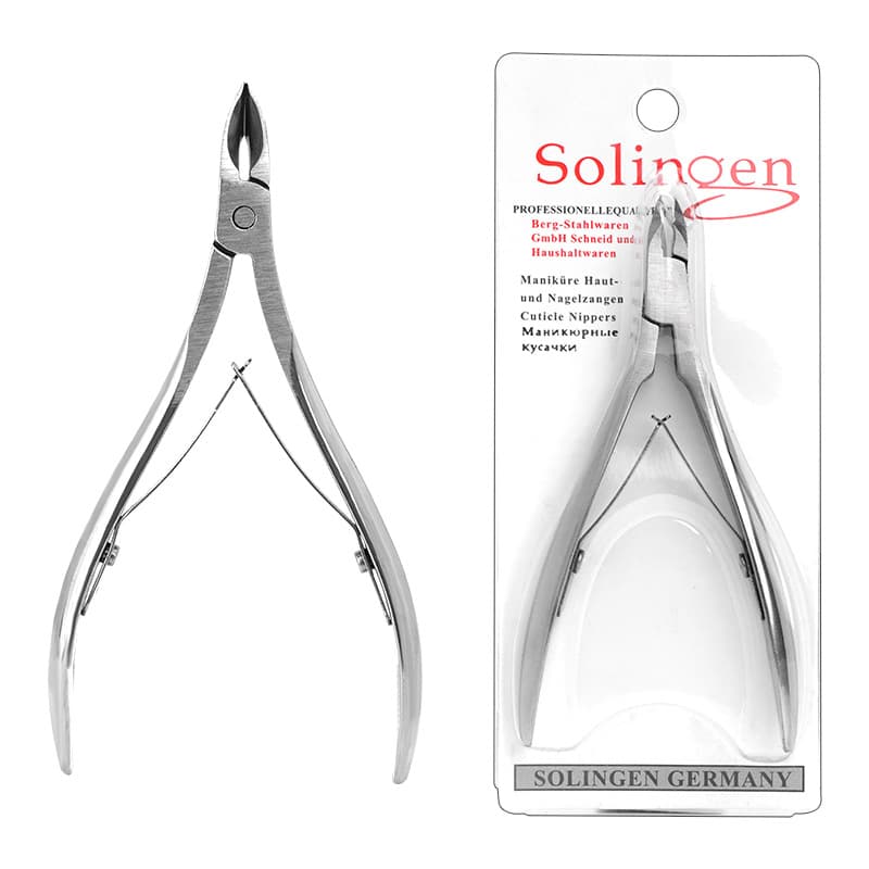 Factory Stock 8710 Cuticle Nipper, Hawk-Beak Pliers for Nail Salons, German Precision Stainless Steel Cuticle Nipper