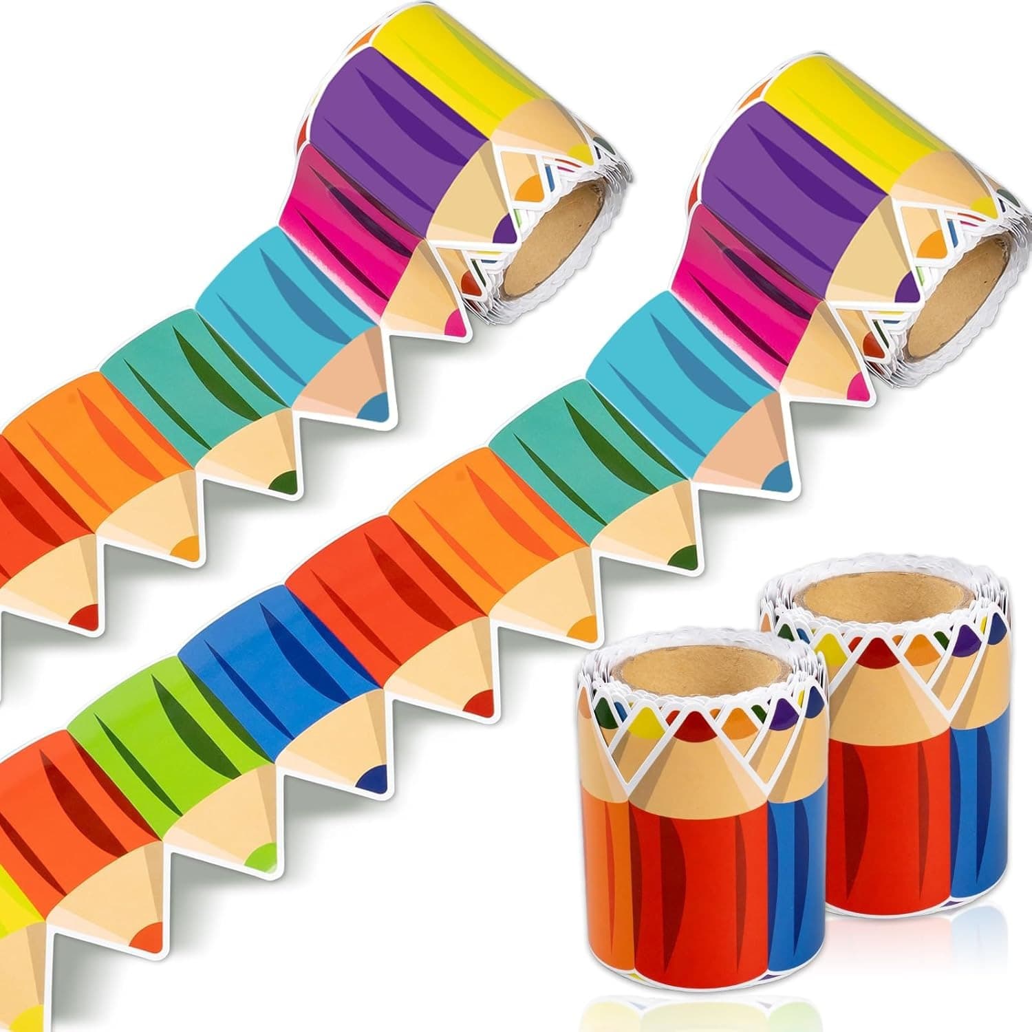 Wholesale Roll Pencil Blackboard Sticker Decorative Room Border Craft Art Decoration Adhesive Sticker