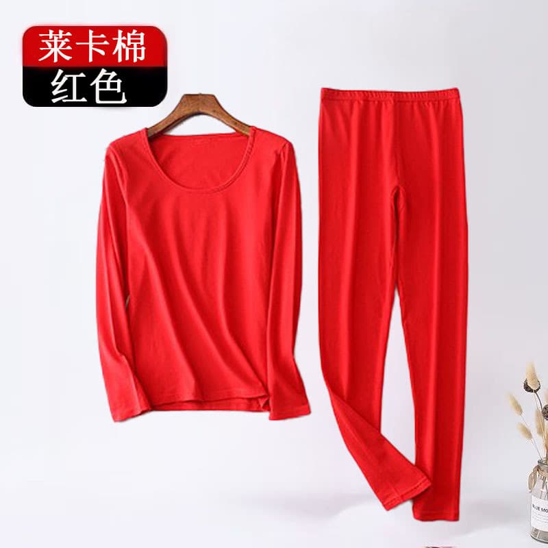 Qingdao Manufacturer Processed Lycra Cotton Thermal Underwear Set
