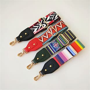Colorful Bag Strap Accessories Wide Crossbody Strap Replacement for Women's Bags Canvas Shoulder Strap Accessories