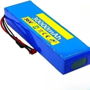 36V Lithium Battery 30Ah 18650 10S2P Battery Pack 500W High Power Electric Bicycle