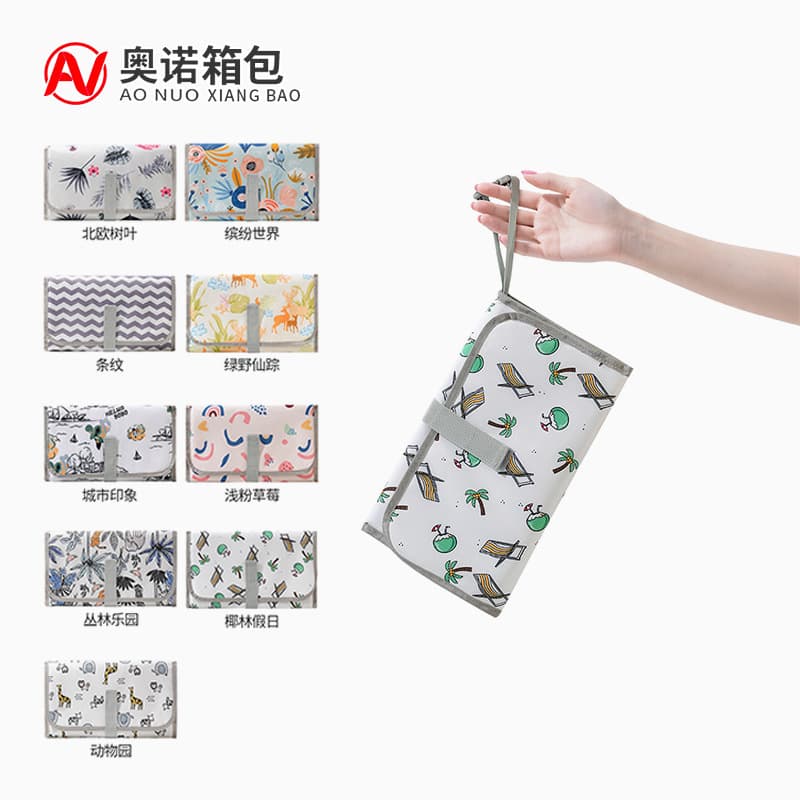 New Waterproof Baby Diaper Changing Pad, Portable Diaper Mat for Outdoor Travel and Baby Outings
