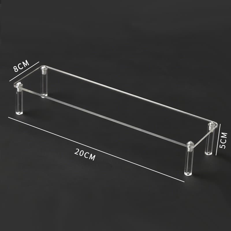 Cross-border In-Stock Transparent Figure Display Stand Necklace Display Stand Acrylic Minimalist Acrylic Tiered Display Stand