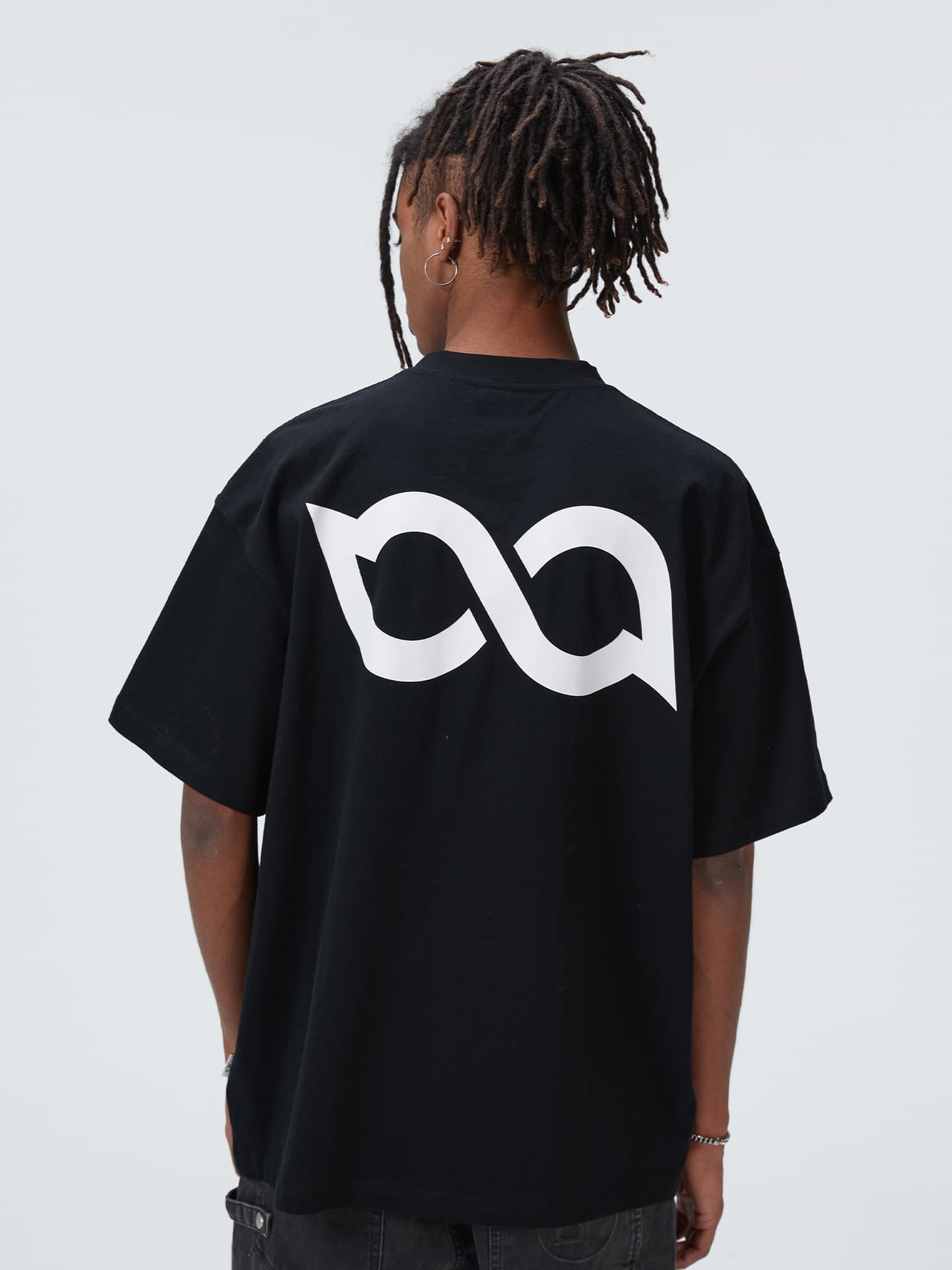 BIRCLAR New Logo Print T-Shirt American High Street Hip Hop 100% Cotton Multi-Color Trendy Loose Round Neck Couple Short Sleeve