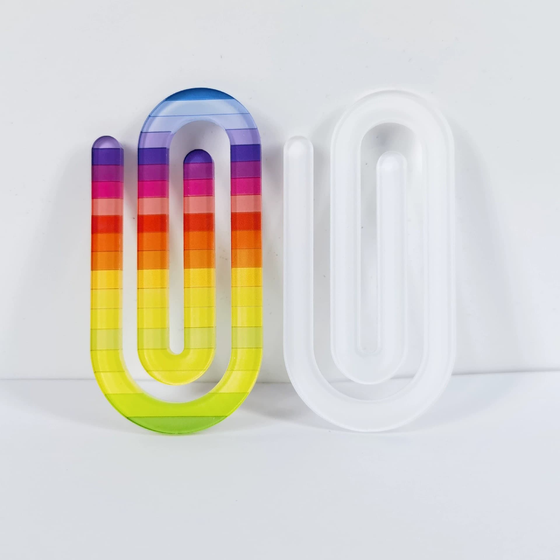 Cross-border Sublimation Acrylic Paperclip Heat Transfer Paperclip Bookmark DIY Print Notebook File Card Clip