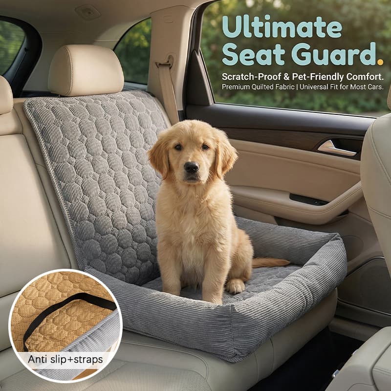 Cross-Border Exclusive Supply of Car Pet Mats, Dog Beds, 2026 New Model Car Cat and Dog Bed Mats, Non-Slip for Front and Rear Seats