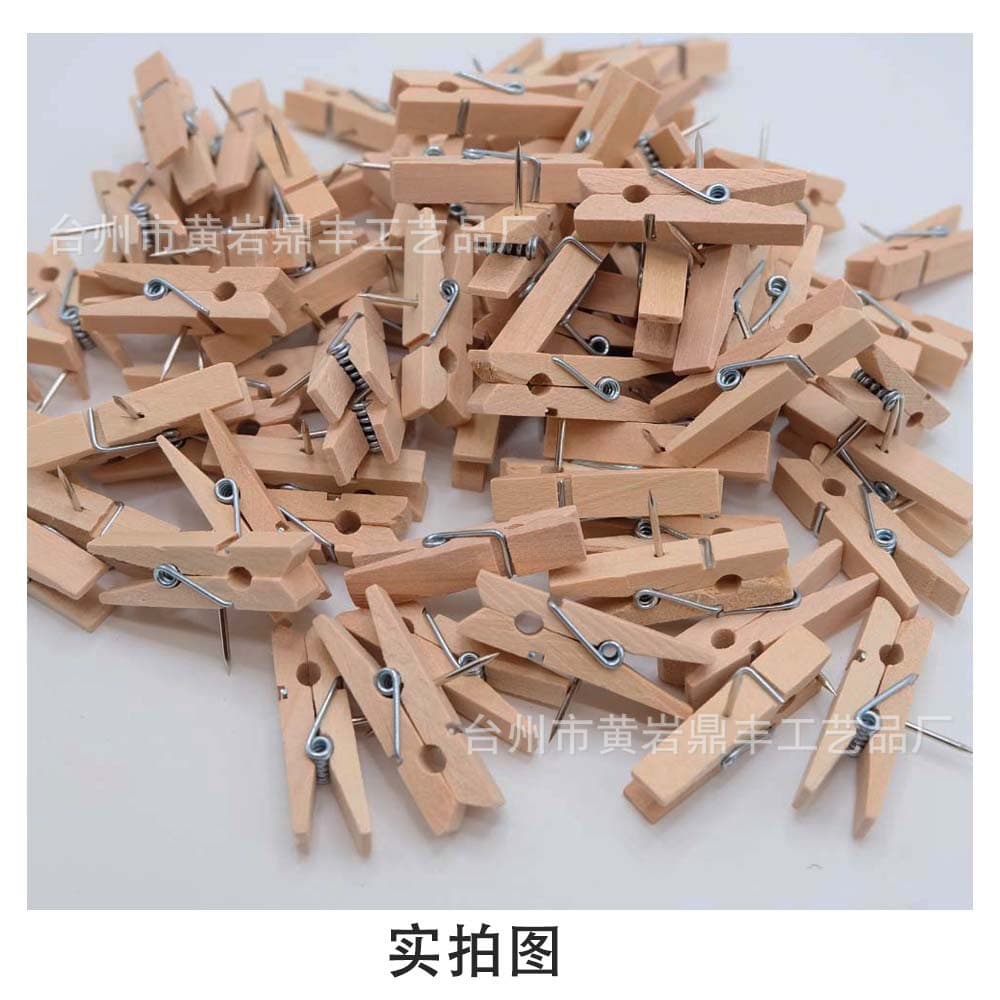 Cross-border 50 practical log clips, home fixed clips, note photo clips, cork boards, creative push pins, canned push pins