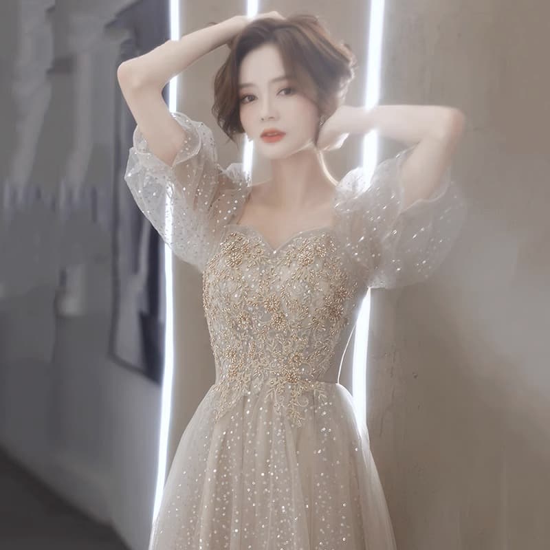 Graduation evening dress, 18-year-old coming-of-age ceremony for girls, high school students, birthday banquet, high-end, light luxury, niche host