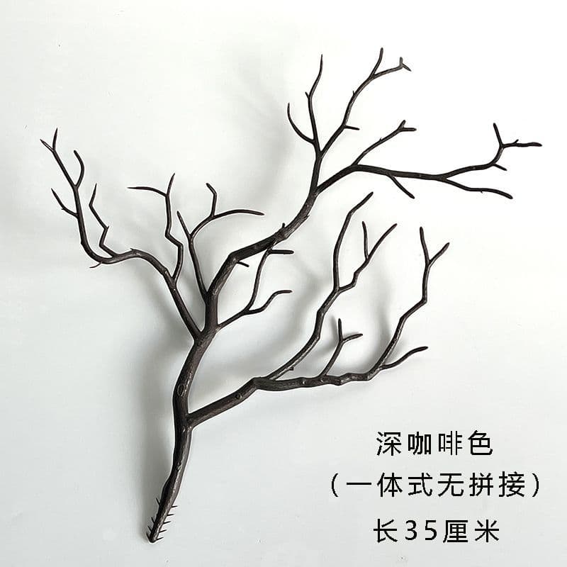 DIY Cherry Blossom Branch Christmas Antler Money Tree Branch Plastic Dry Branch 35cm Coral Branch