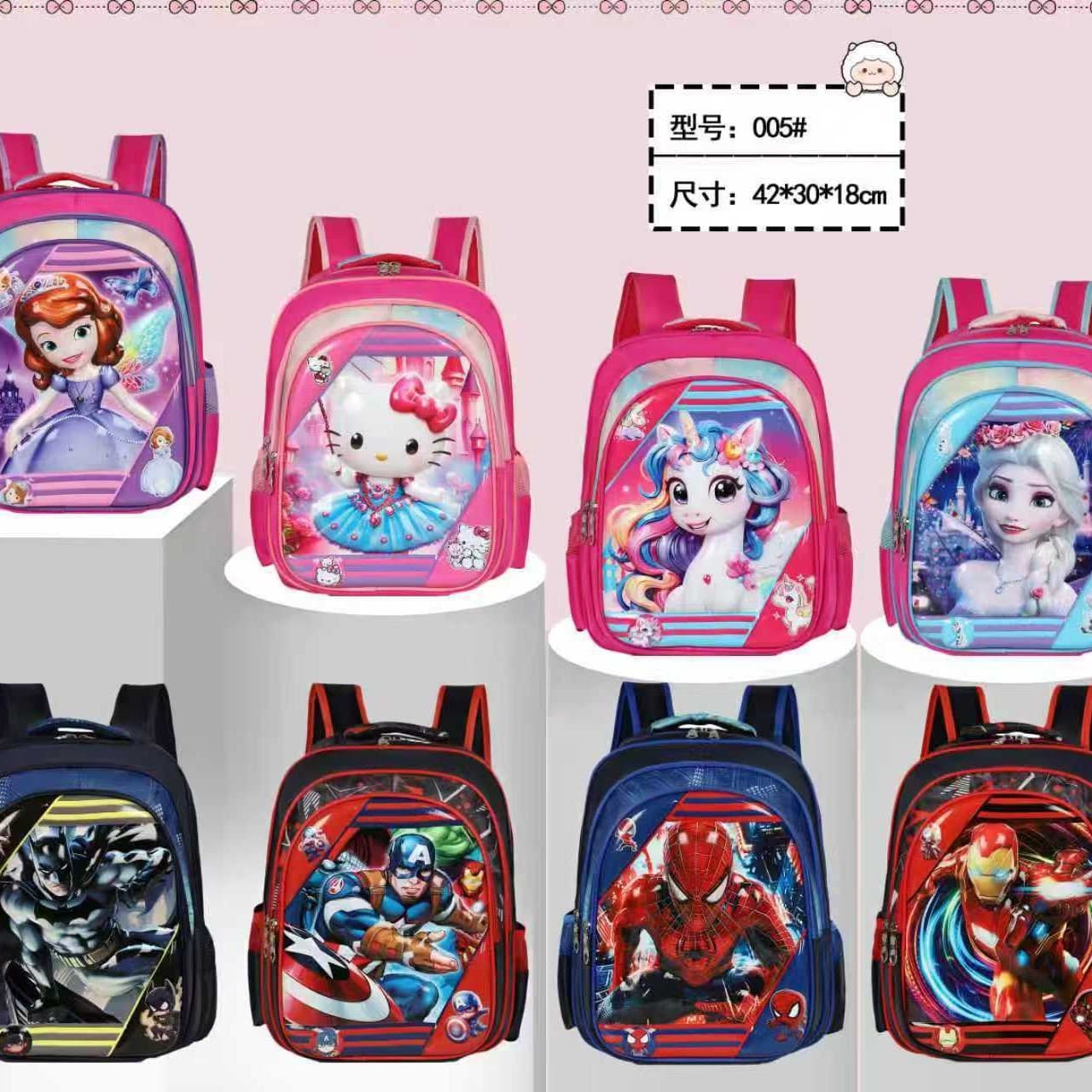 Cross-border new 16-inch schoolbag 1-5 years old hard shell schoolbag 3D student backpack cute cartoon universal for boys and girls